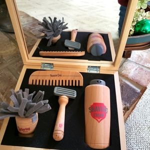 Hearth and Hand Wooden Shaving Kit Toy